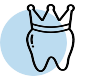 Dental crowns icon